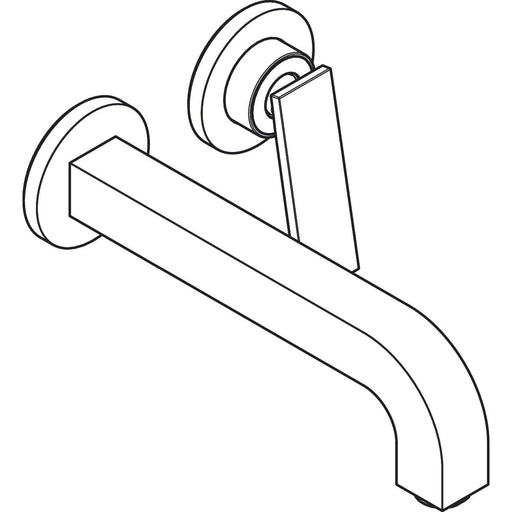Hansgrohe - Waschtischmischer UP AXOR Citterio FS Hebelgr.l.Aus.o.Pla.Rautenschliff chr