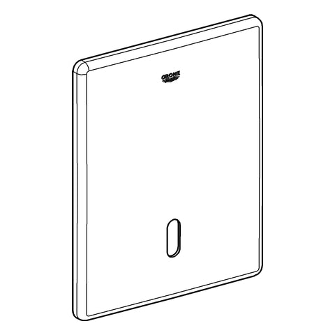 Grohe - Abdeckplatte 42449 edelstahl