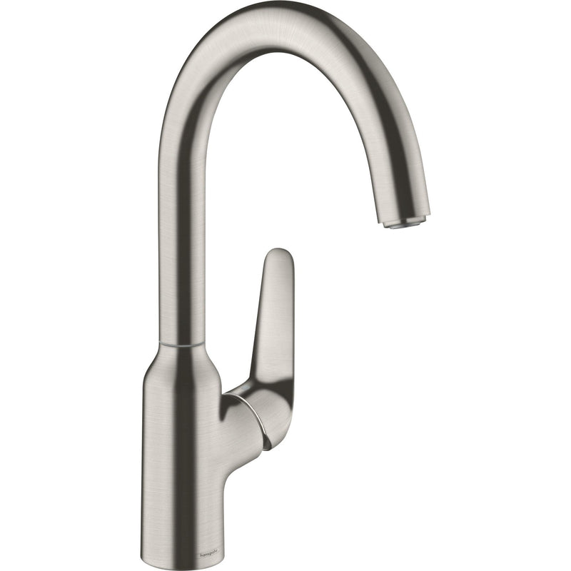 Hansgrohe - Spültischmischer 220 FOCUS M42 1jet edelstahl-optik