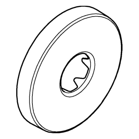 Grohe - Rosette 11741 nickel gebürstet