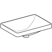 Geberit Vertriebs - Einbau-WT VARIFORM, rechteckig 550x400mm, ohne Hahnloch, o. Ül., weiß