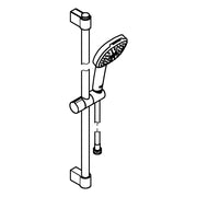 Grohe - Brausestangenset Tempesta Cube 110 27578_3 600mm 2 Strahlarten chrom