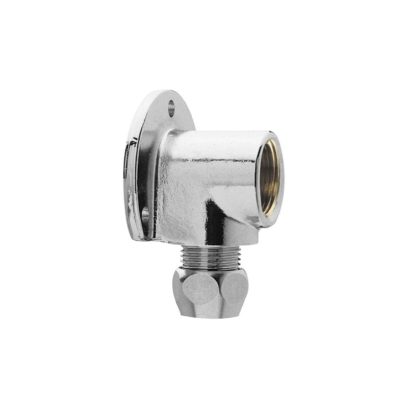 Adolf Schmidt - Wandscheiben MS verchromt mit 1 Quetsche 1/2x12mm