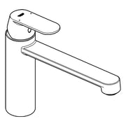 Grohe - Spültisch EHM ND EUROSMART C 30194 mittelhoher Auslauf chrom