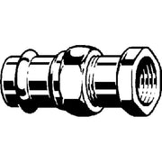 Viega - Verschraubung SANPRESS 2262 flachdichtend 28mm x 1 IG Rotguss