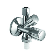 SCHELL - Kombinations-Eckventil COMFORT 3/8 m.Schlauchv.u.RV, vchr