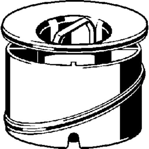Viega - Baugruppe Tauchrohr 6958.1-821 65,7mm Kunststoff weiss