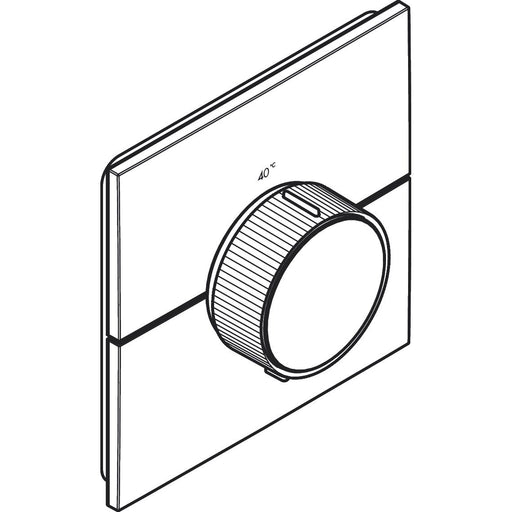 Hansgrohe - Thermostat UP Axor ShowerSelect ID HighFlow square MSW
