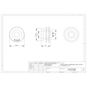 Adolf Schmidt - Urinal-Verbinder für UP-Montage lose D33-35 d19mm, grau