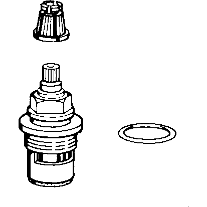 Hansa Armaturen - Oberteil HANSA 59910383 G3/4, 180