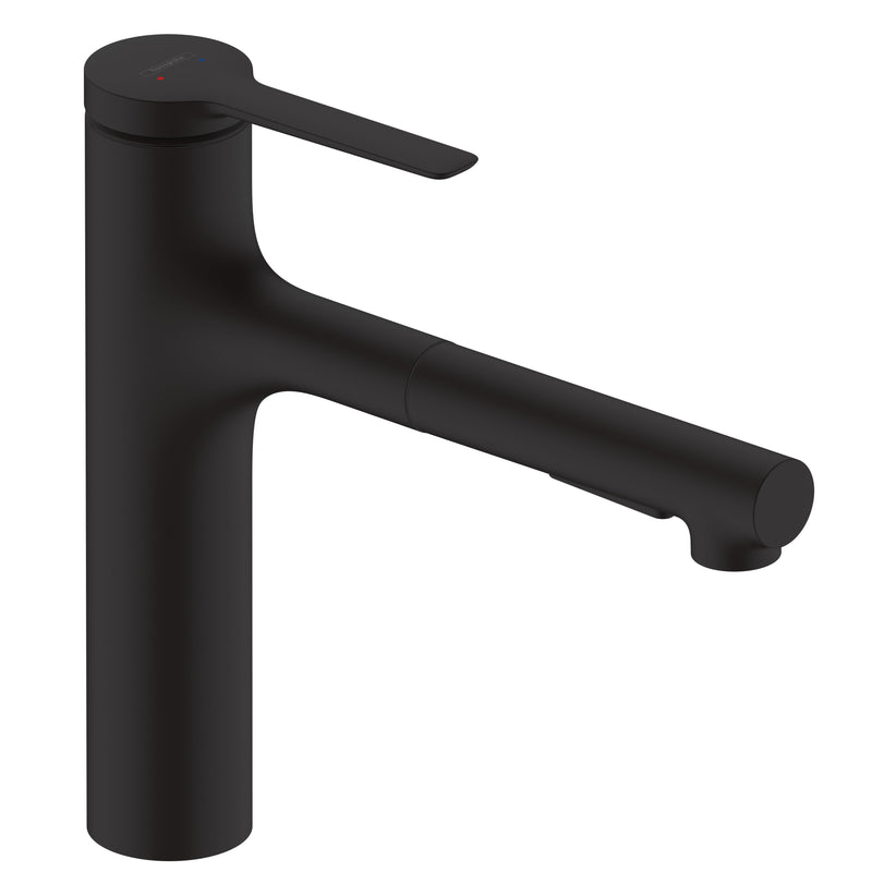 Hansgrohe - Spültischmischer 160 Zesis M33 Ausziehbrause 2jet sBox lite mattschwarz