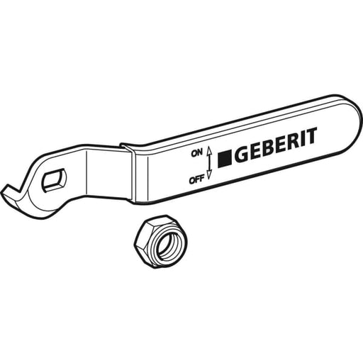 Geberit Vertriebs - Set Betätigungshebel zu Kugelhahn d54