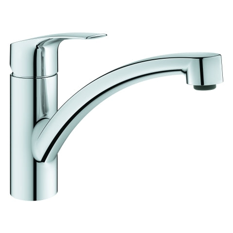 Grohe - EH-SPT-Batterie EUROSMART 30260_3 flacher Auslauf Mittelstell. kalt chrom