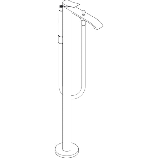 Hansgrohe - Wannenmischer VIVENIS Fertigset zur Bodenmontage chrom
