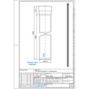 Lorowerk - Rohr 01001.X DN 70x3000mm mit 1 Muffe