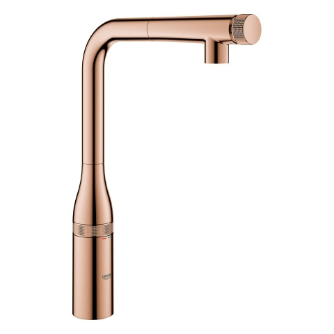 Grohe - SPT-Batterie ESSENCE Smart Control 31615 L-Ausl. azb Spülbrause warm sunset