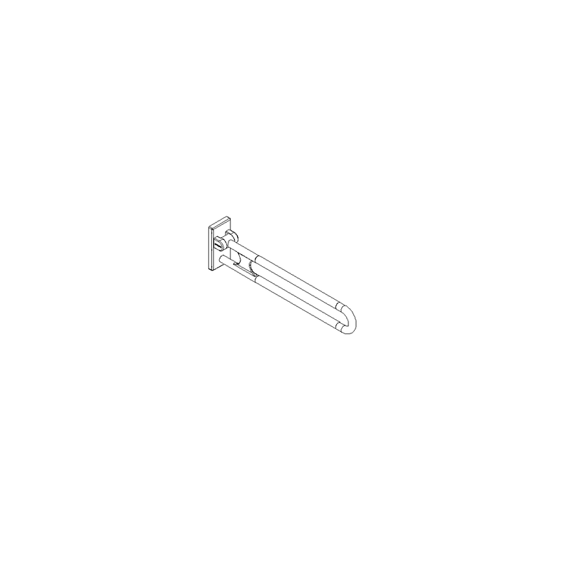 Normbau - Nylon Stützklappgriff 3500450 L=850 Weiß