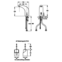 MEPA -Pauli + Menden - WT-Armatur SANICONTROL SANILINE DOLPHIN2 KW/WW Batt