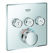 Grohe - Thermostat GROHTHERM SmartControl 29126 eckig FMS 3 Absperrventile chrom