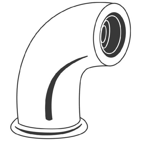 Grohe - Standanschluß 12060 1/2x57 Steckanschluß chrom