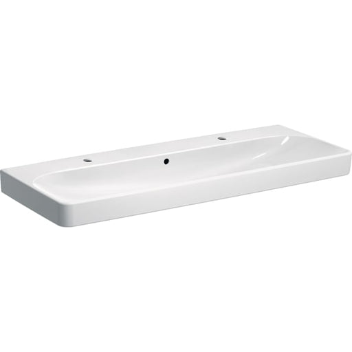 Geberit Vertriebs - Waschtisch SMYLE Square, 120x48cm zwei Hl., m. Ül
