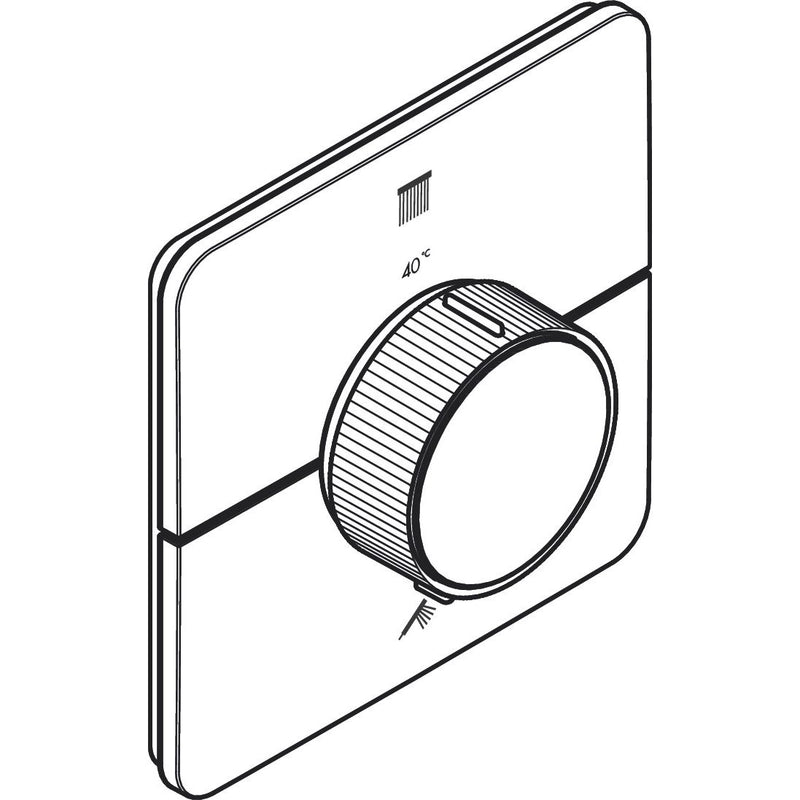 Hansgrohe - Thermostat UP Axor ShowerSelect ID Fertigset 2 Verbraucher softsquare MSW