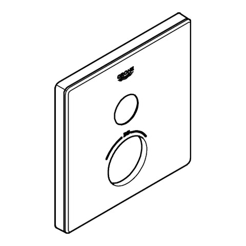 Grohe - Rosette SmartControl 49038 eckig moon white
