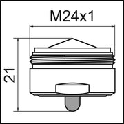 NEOPERL - PUSH Umstellstrahlregler AG M24x1 - 5/11 l/min