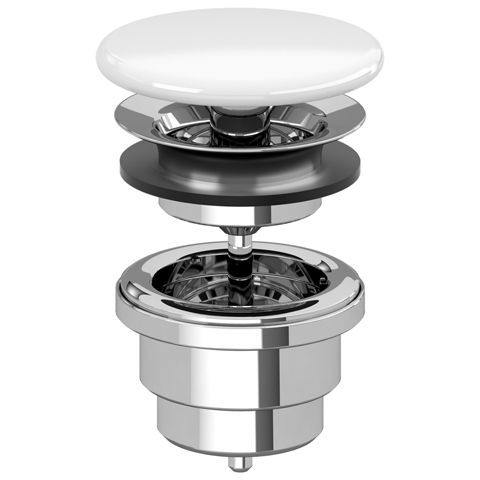 VILLEROY & BOCH - Nicht verschließb. Ventil 680800 75x110x75mm Weiß Alpin