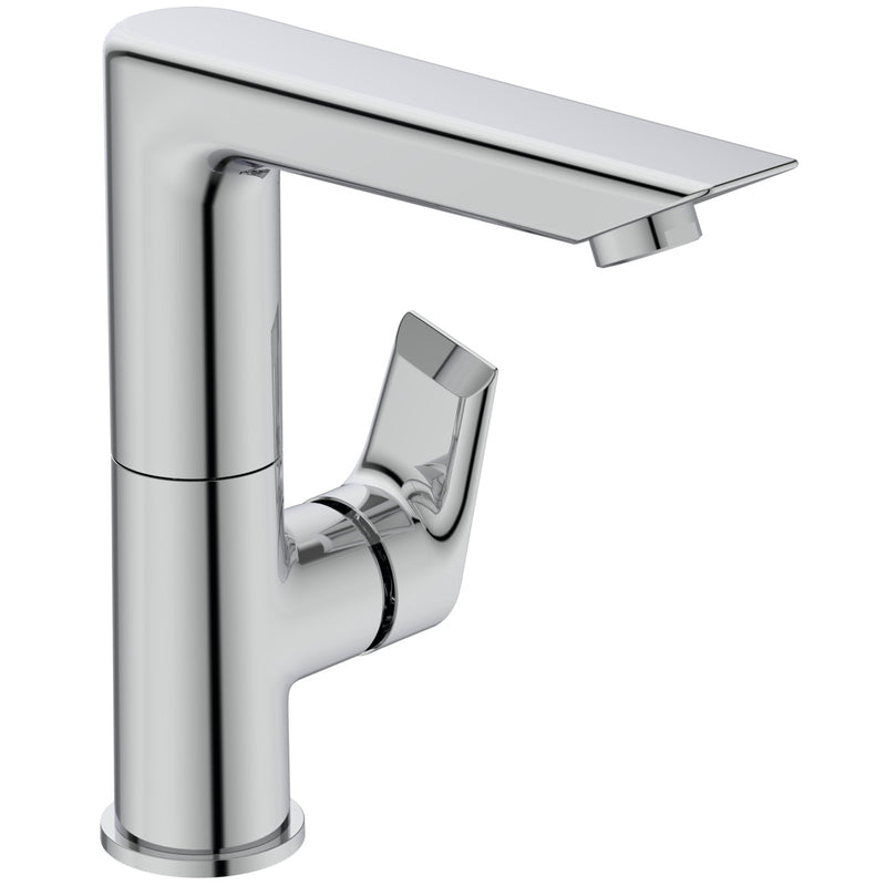 Ideal Standard - WT-Armatur TESI, 5 l/min.,o.Ablgarn., m.hohem schwenkb.Ausl.,Ausld.147mm,Chrom