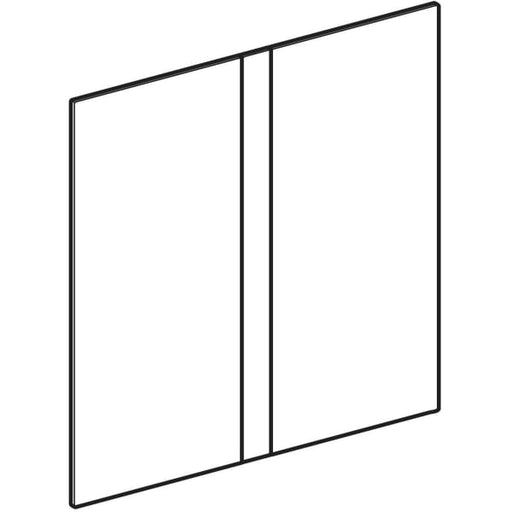 Geberit Vertriebs - Typ 40 Abdeckplatte für UR-Strg. IR Square, gebürstet, Etc
