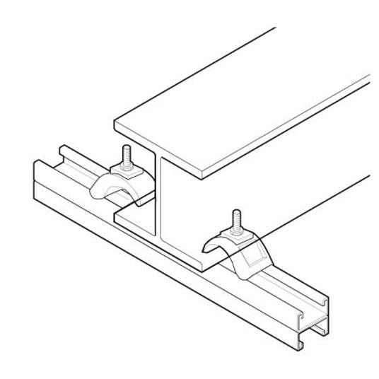 Walraven - Trägerklemmset STRUT 41x21D HD Satz 600mm