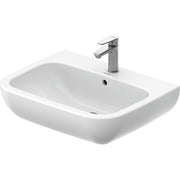 Duravit - Waschtisch D-CODE 650mm 231065 m.ÜL, 1 HL, weiß