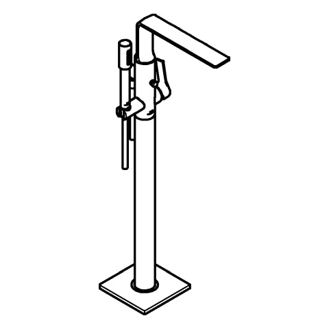 Grohe - EH-Wannenbatt. Allure 25222_1 Bodenmontage FMS für 45984 chrom