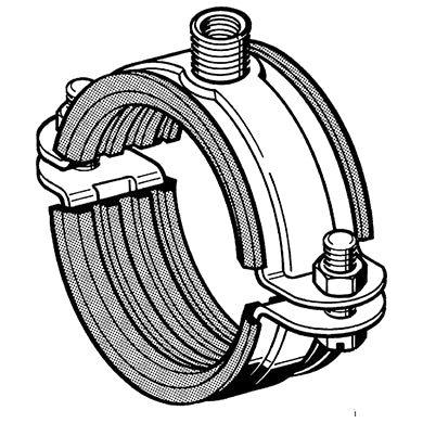 Sikla - Rohrschelle Stabil D-3G 165-171mm 6 mit Einlage