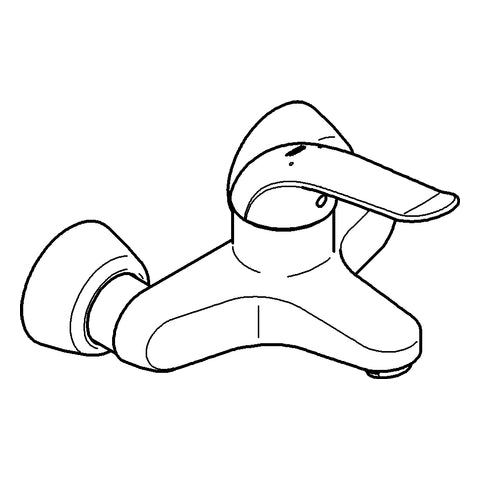 Grohe - WT EHM EUROECO SPECIAL 32776 Wandm. Gussauslauf Ausladung 156mm chrom