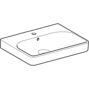 Geberit Vertriebs - Waschtisch SMYLE Square, 60x48cm m. Hl., m. Ül