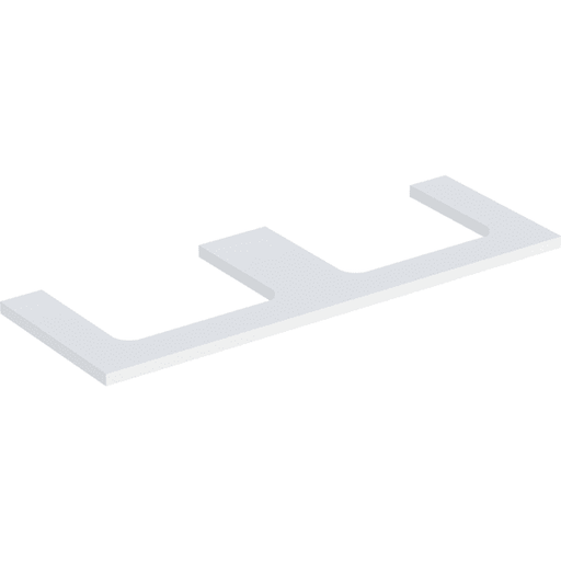 Geberit Vertriebs - ONE WT-Platte, Aus re/li, für AWT 135x3x47cm, weiß matt