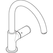 Hansgrohe - Spültischmischer 260 VERNIS Blend M35 1jet chrom