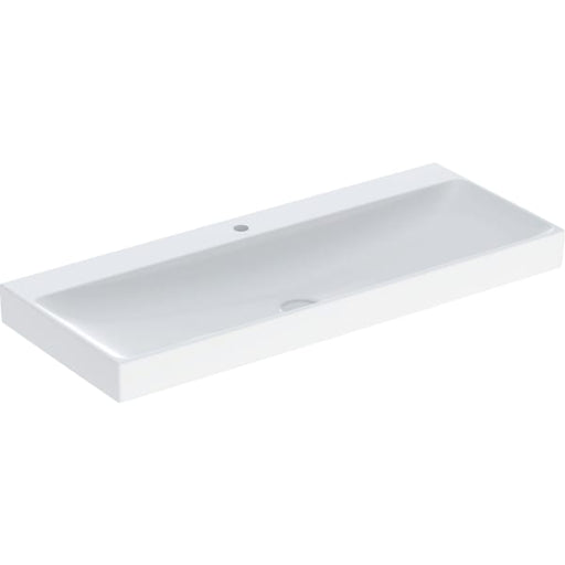 Geberit Vertriebs - ONE Waschtisch 120x48 cm, Abg. verti. m. Hl., o. Ül., weiß, KeraTect