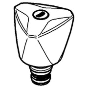 Grohe - Oberteil 41819 ABS-Kronengriff DN15 mit Rückflussverhinderer chrom