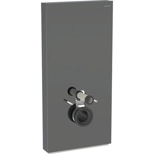 Geberit Vertriebs - Monolith Plus Sanitärmodul f. WWC 101cm, Glas lava / alu. schwarzchrom