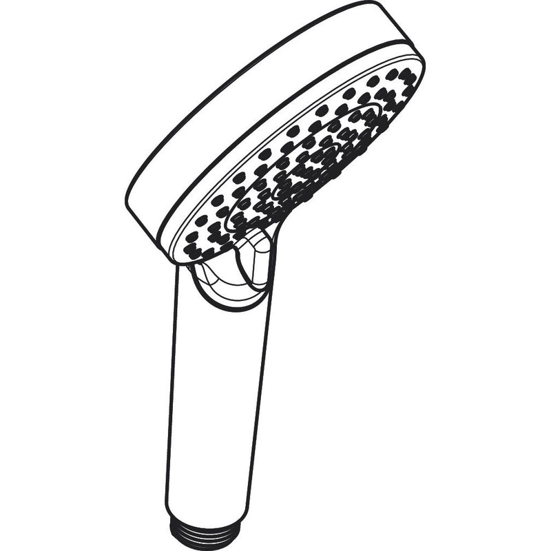 Hansgrohe - Handbrause CROMETTA Vario EcoSmart 6 l/min weiß/chrom