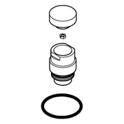 Grohe - Umstellknopf 48411 chrom