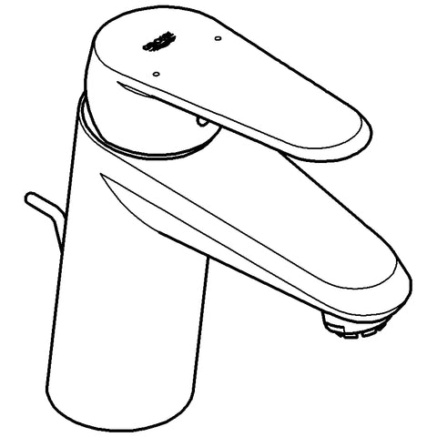 Grohe - Waschtisch EHM ND EURODISC C 33177 Zugstangen-Ablaufgarnitur chrom