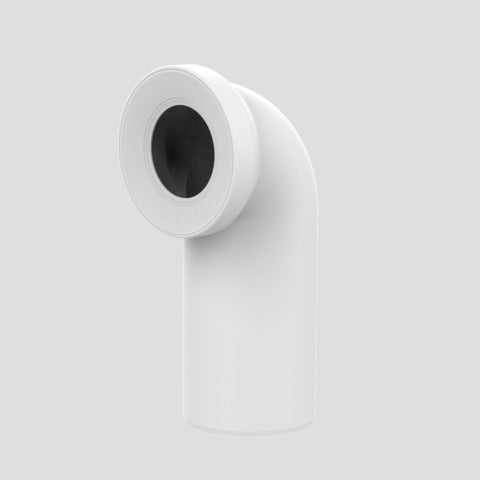 Sanitärtechnik Eisenberg - WC-Anschlussbogen 90Gr DN100 weiß