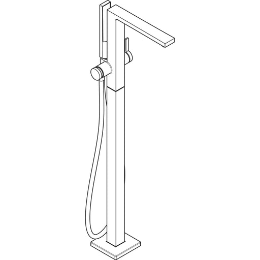 Hansgrohe - Wannenmischer Tecturis E bodenstehend chrom