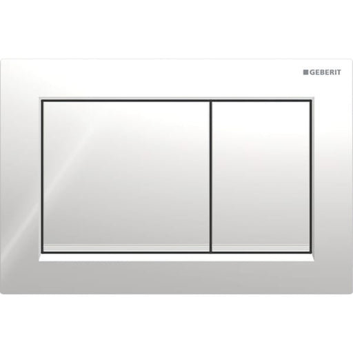 Geberit Vertriebs - Omega20 (ex Omega30) BetPl., 2-M-Sp. Square, hgl.verchr /mattverchr