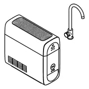 Grohe - BLUE Home Mono Starter Kit 31498 Bluetooth/WIFI C-Auslauf supersteel