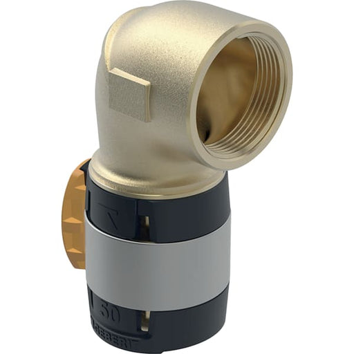 Geberit Vertriebs - FlowFit Übergangsbogen 90Gr mit IG Rg+ 90Gr d50-Rp1 1/2